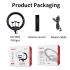 Jmary FM-19RS 19 Inch LED 60W Selfie Ring Light LCD Display Touch Screen Dimmable Light Makeup Ring Light without Tripod Stand